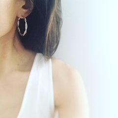 Twisted Hoop Earrings