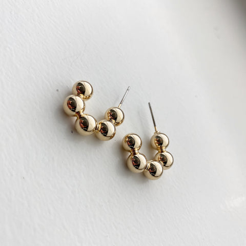 Dotty Mini Hoop Earrings