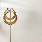 Modern Renaissance Hoop Earrings
