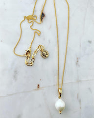 Pearl Drop Baroque Necklace