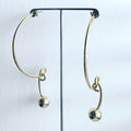 Convex Hoop Earrings