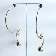 Convex Hoop Earrings