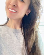 Double Square Hoop Earrings