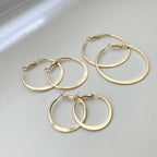 Slender (Plain) Hoops