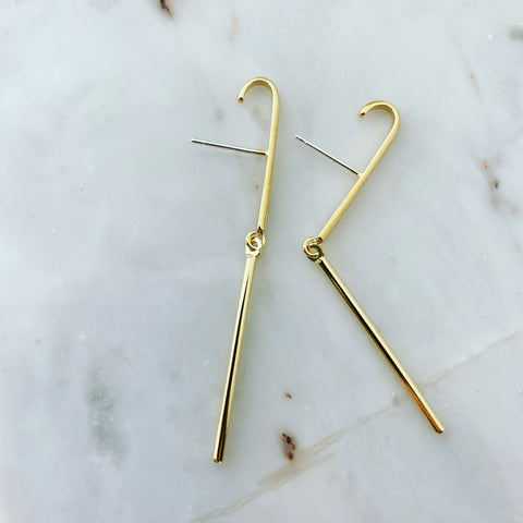 Suspender Bar Earrings