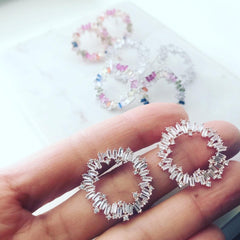 Baguette Wreath Earrings