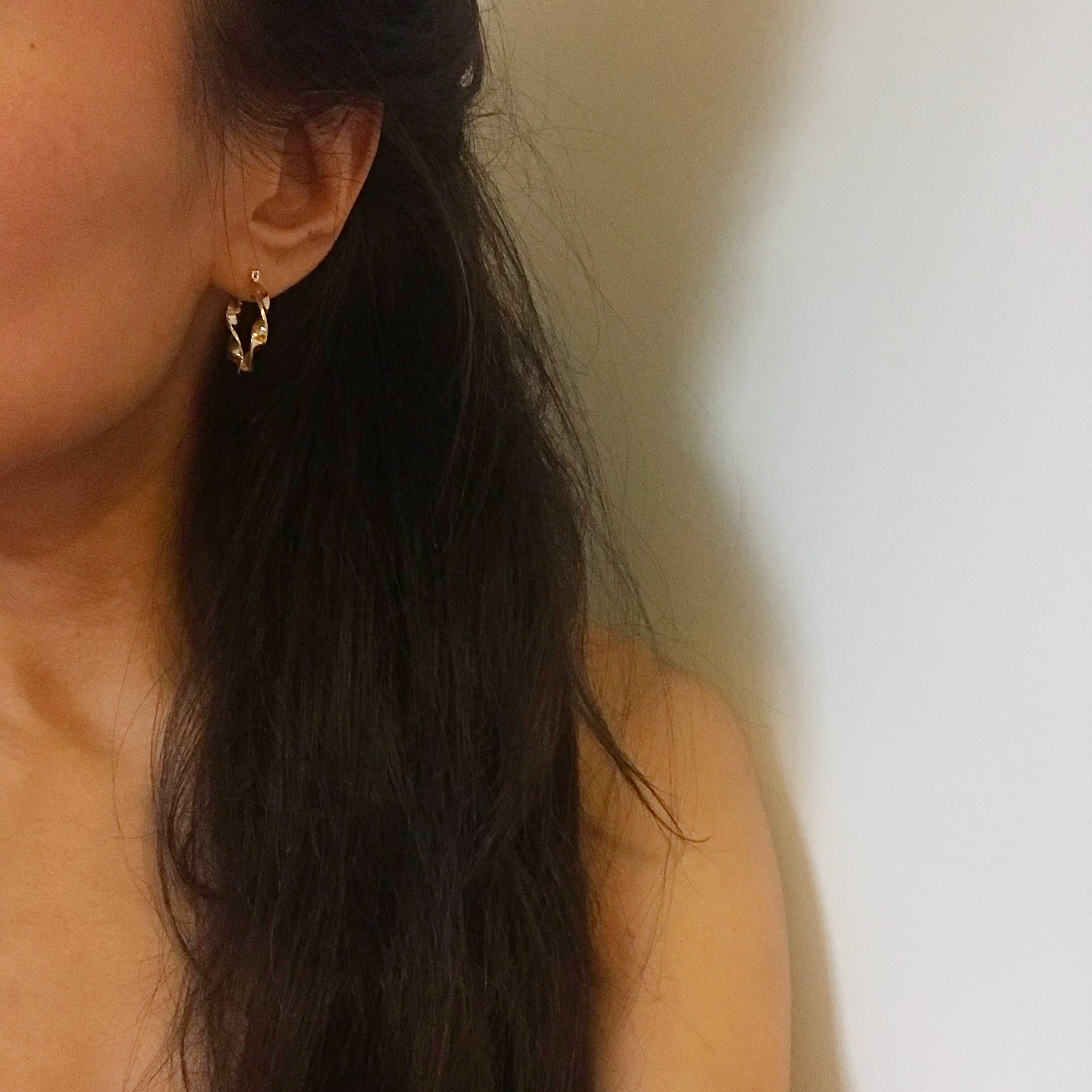 Mini Spiral Hoop Earrings