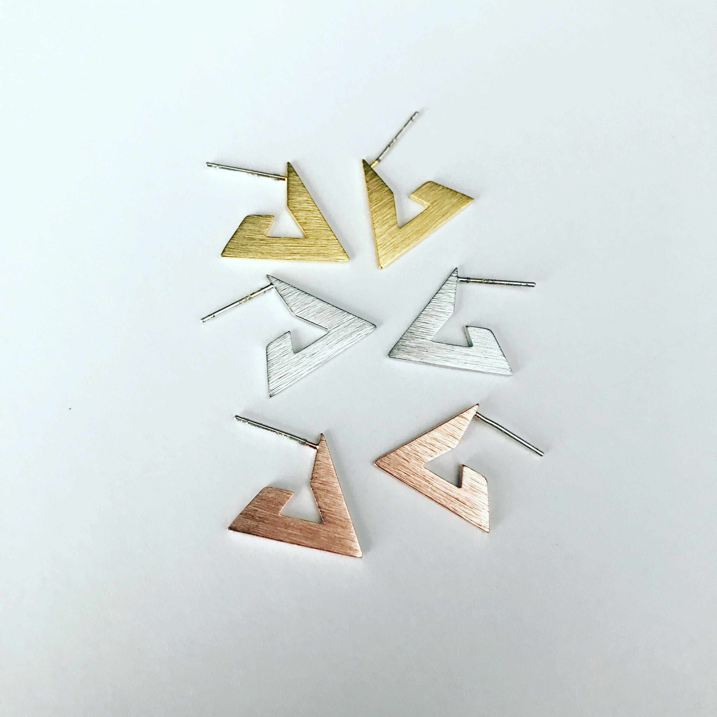 Triangle Explosion Earrings