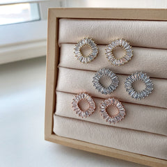 Baguette Donut Earrings