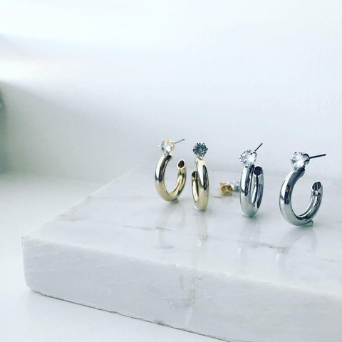 Tunnel Hoop Earrings