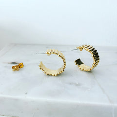 Full Column Hoop Earrings