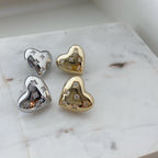 Puffy Heart Earrings