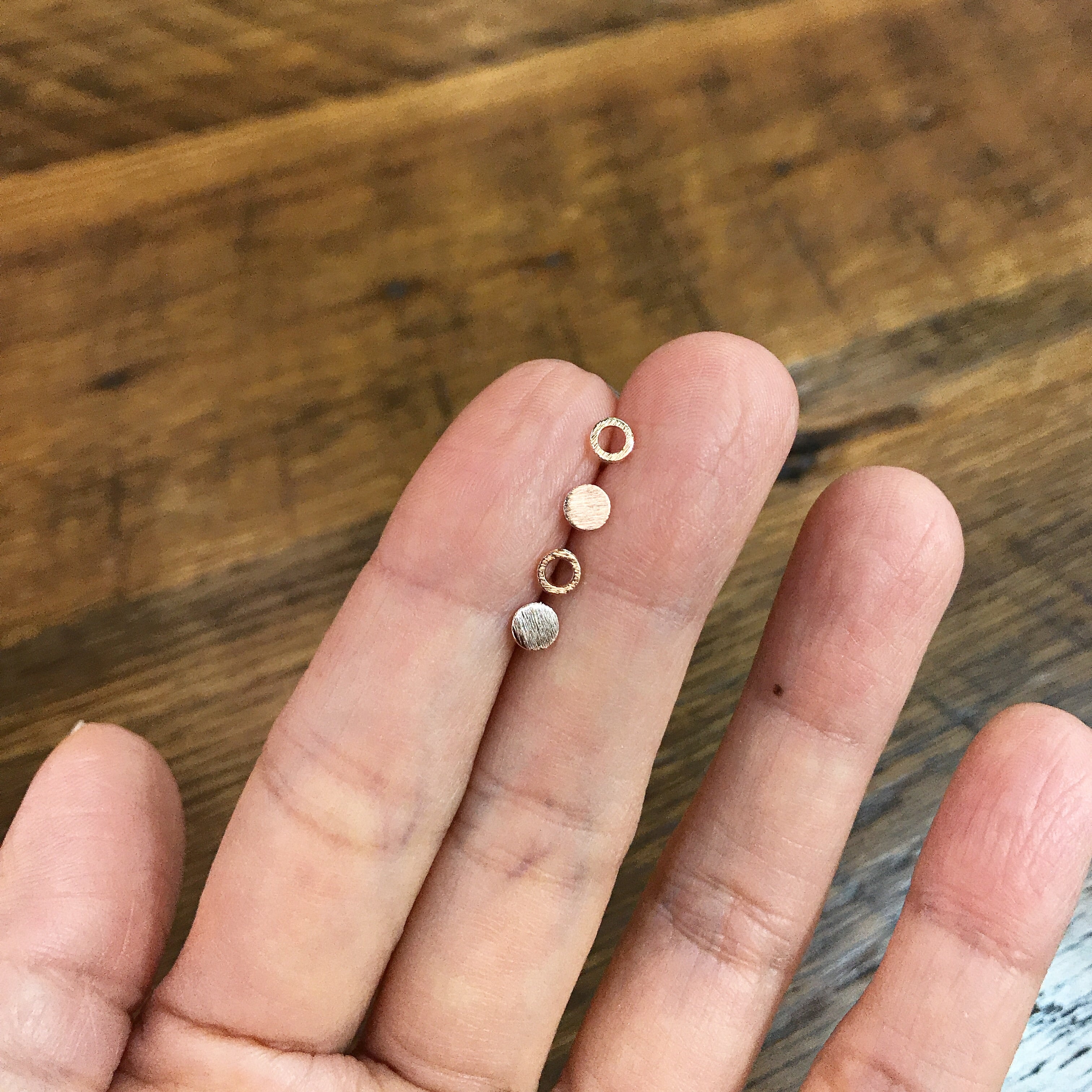 Mix-and-Match Circle Earrings