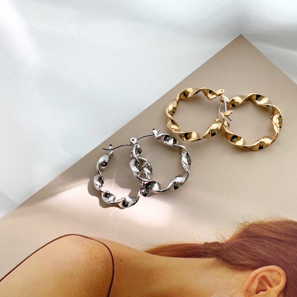 Mini Spiral Hoop Earrings