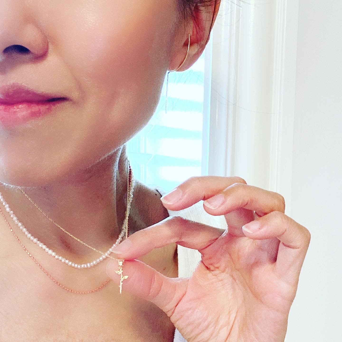 Rose Stem Necklace