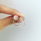 Circle Door Knocker Earrings