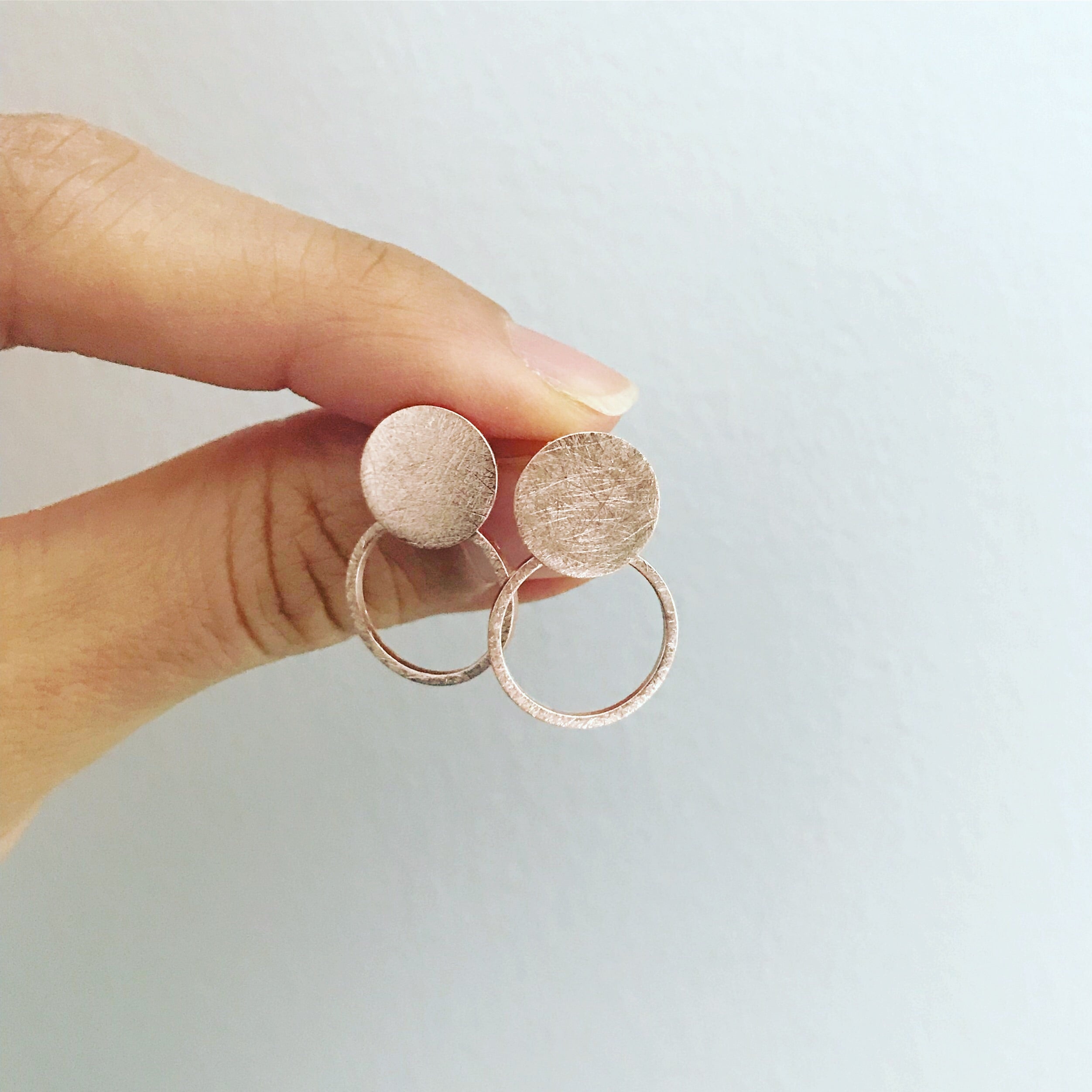 Circle Door Knocker Earrings