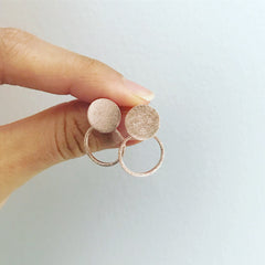 Circle Knocker Earrings