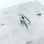 Suspender Curved Bar Cuff (solid & pavé)