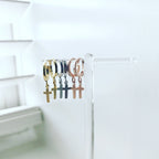 Cross Huggie Hoop Earrings