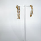 Baguette Column Earrings