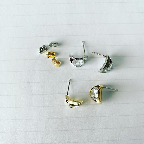 Cubic Encased Earrings