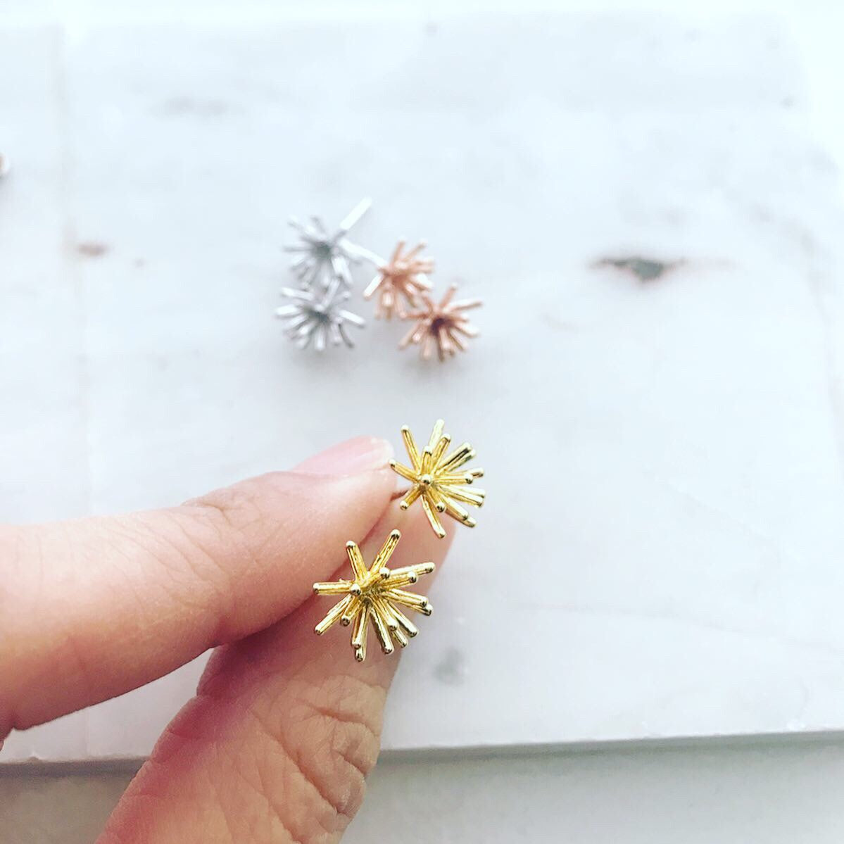 Spoke Earrings