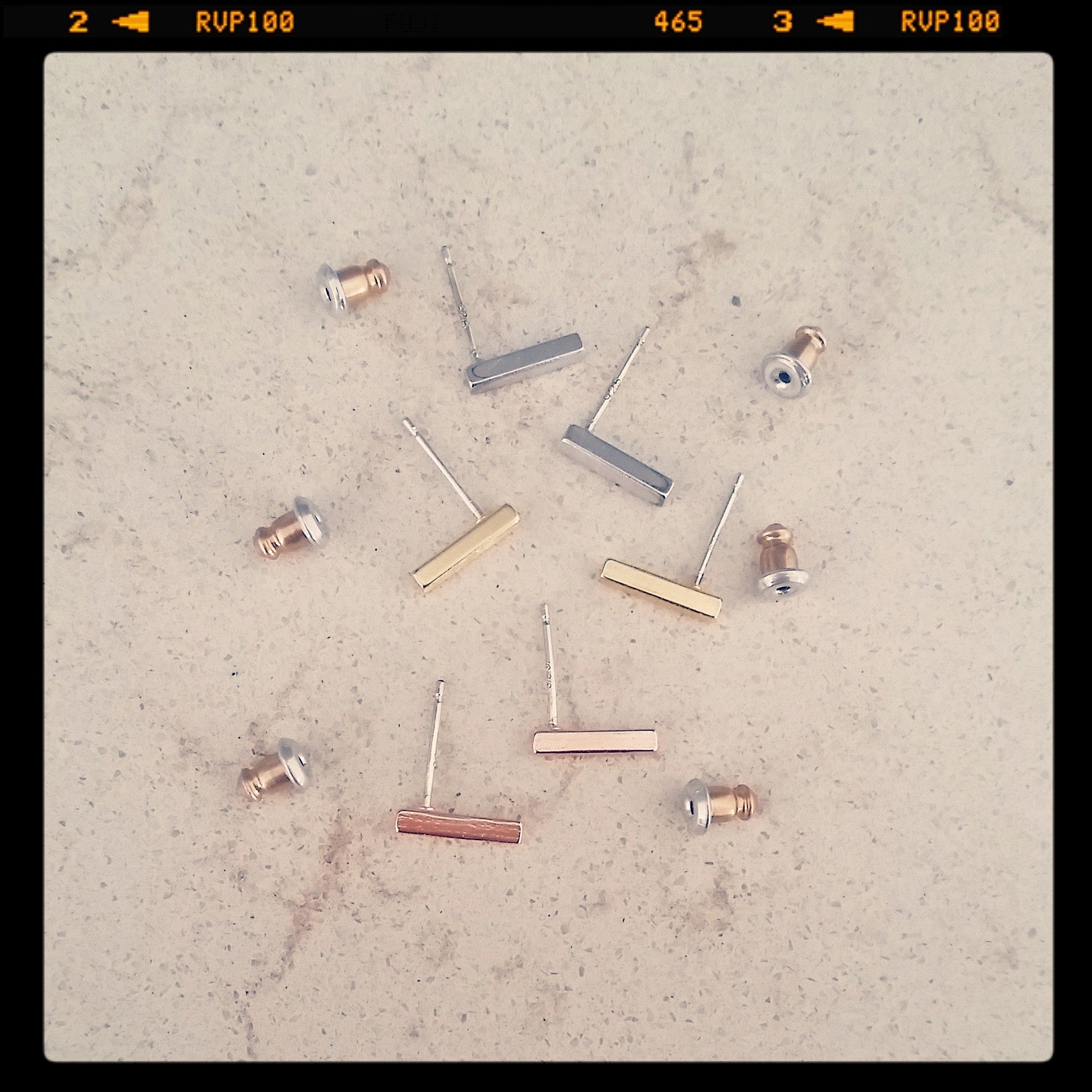 Short Bar (Staple) Earrings